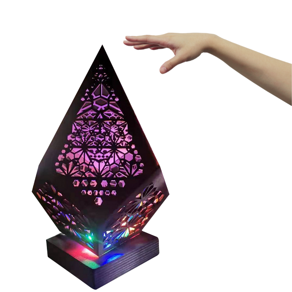 Lampada da terra a LED in stile boemo