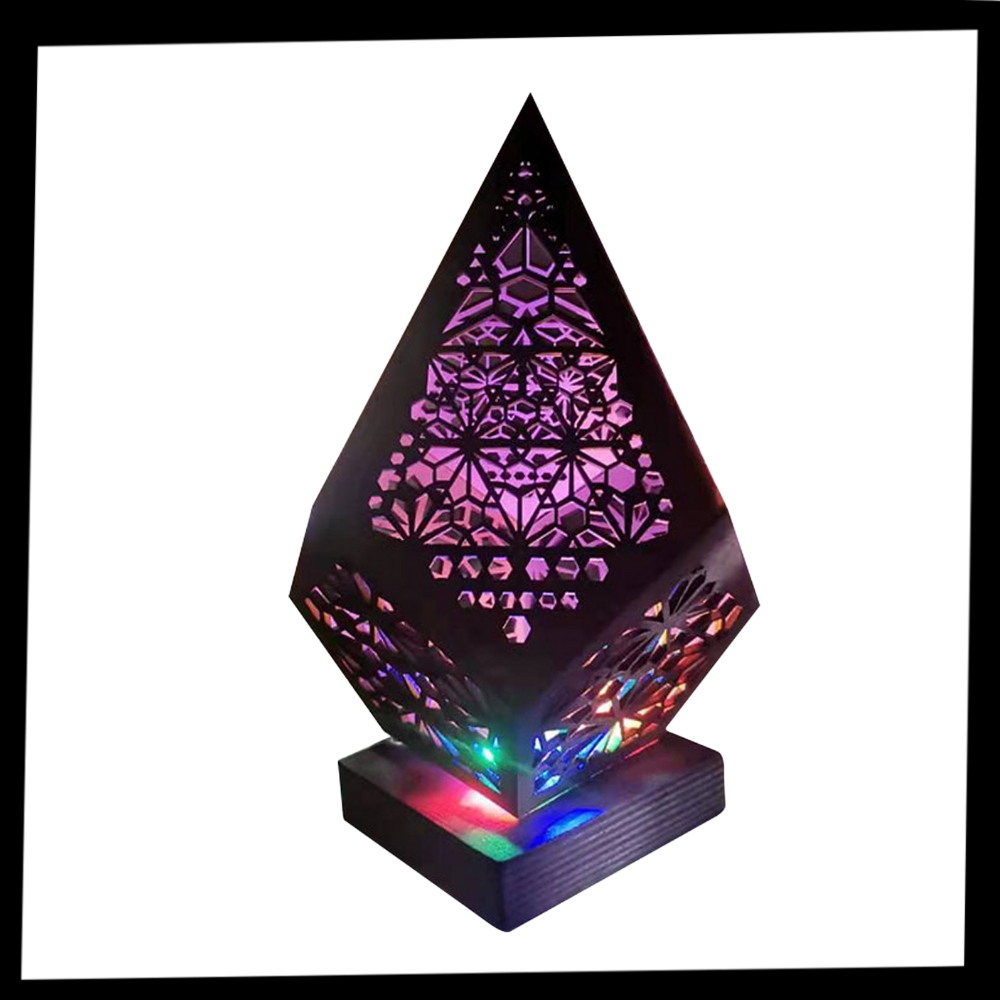 Lampada da terra a LED in stile boemo - Ozerty