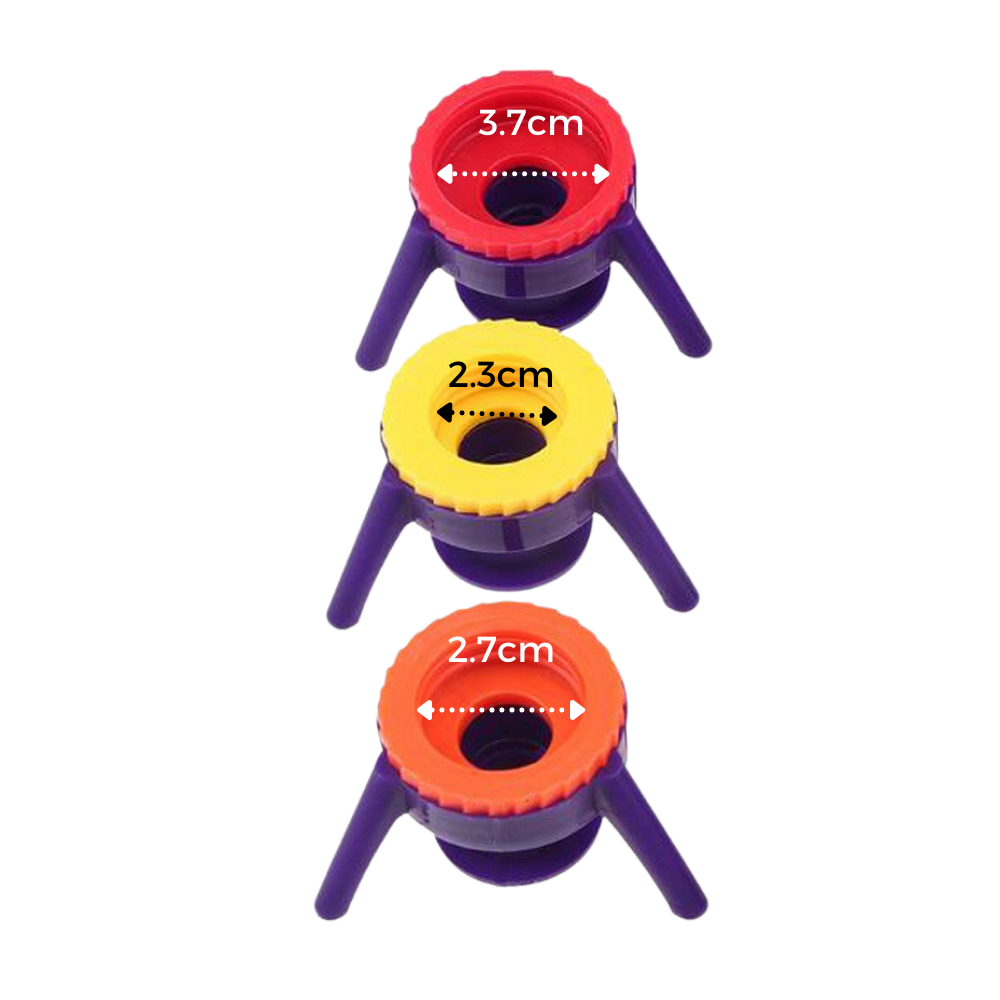 Confezione da 6 tappi versatili per bottiglie - Ozerty