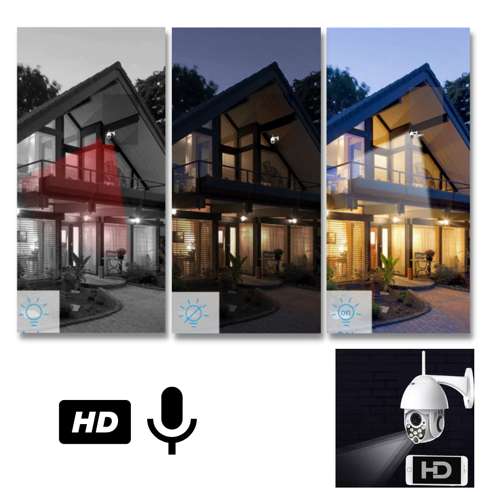 Telecamera di sorveglianza WIFI - Ozerty