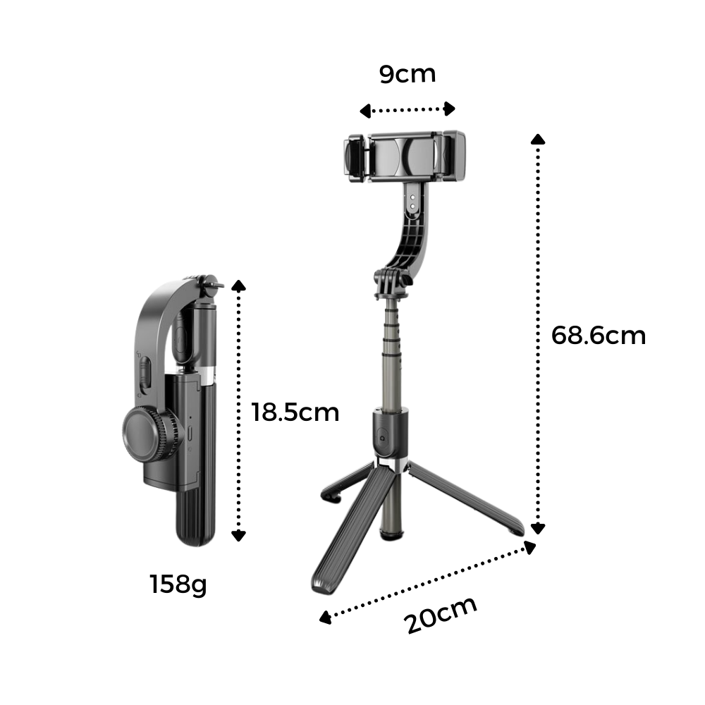 3 in 1 Phone Gimbal Stabilizer