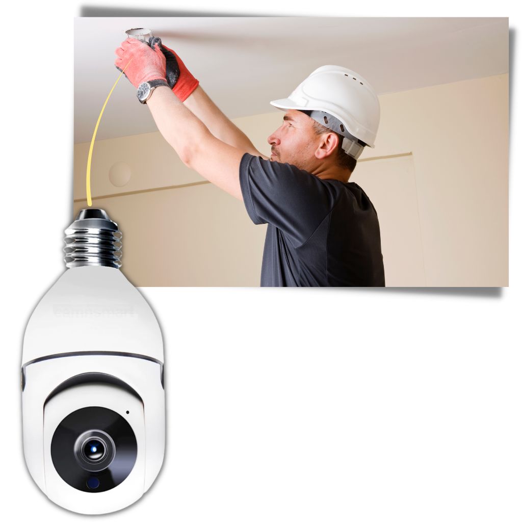 Lampadina con telecamera intelligente - Ozerty