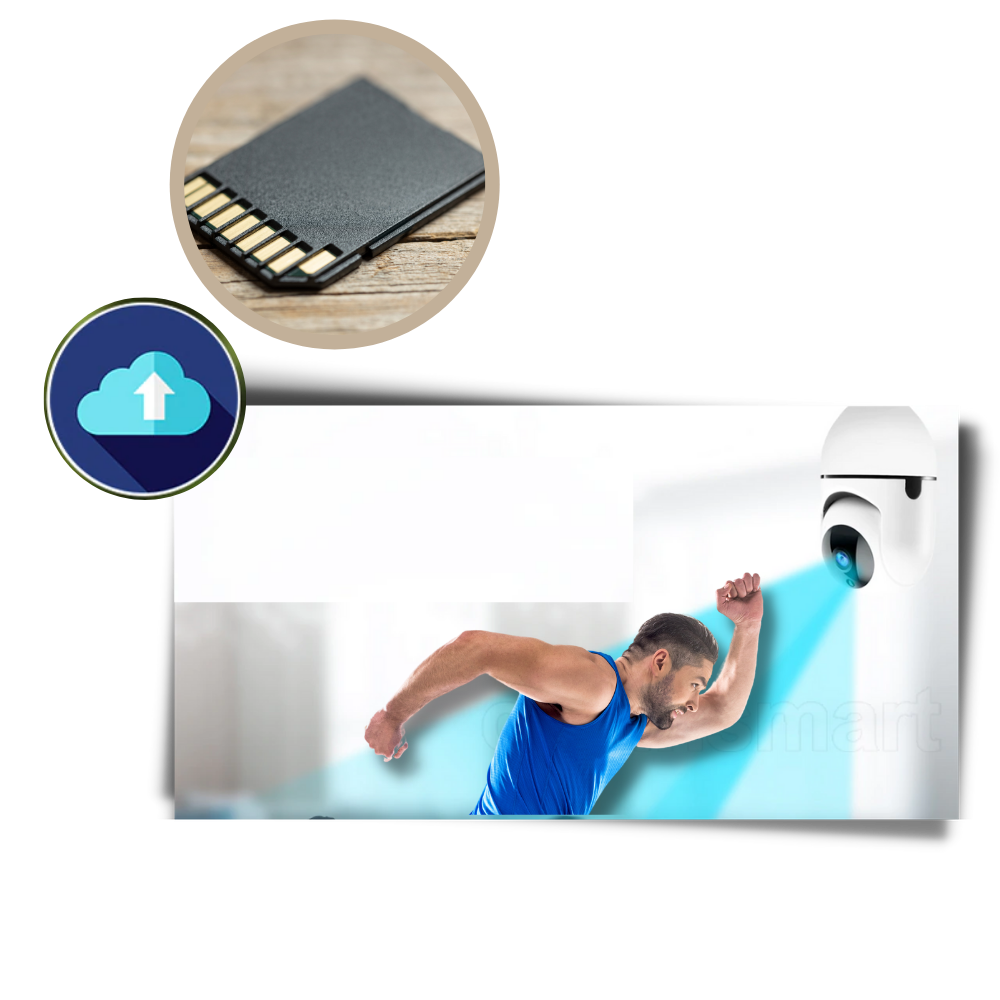 Lampadina con telecamera intelligente - Ozerty