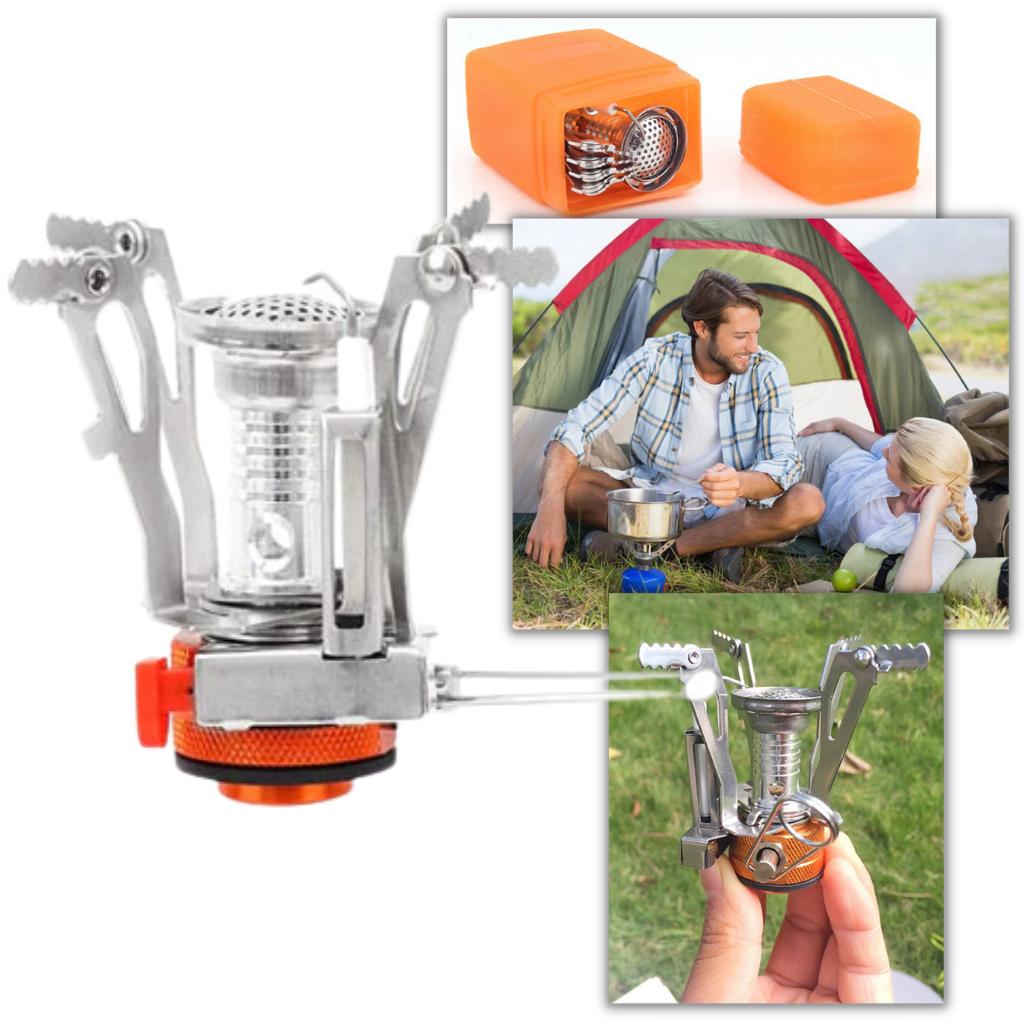 Mini bruciatore portatile per fornelli da campeggio a gas - Ozerty