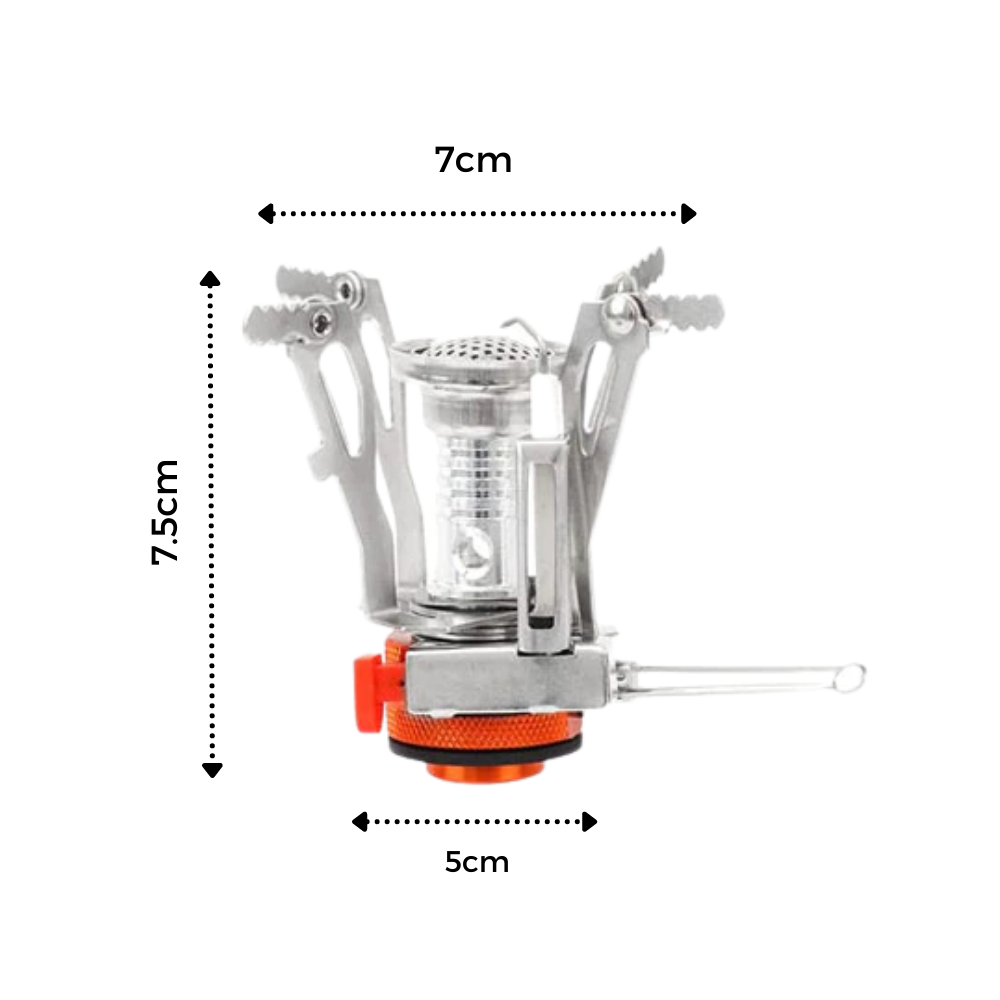Mini bruciatore portatile per fornelli da campeggio a gas - Ozerty