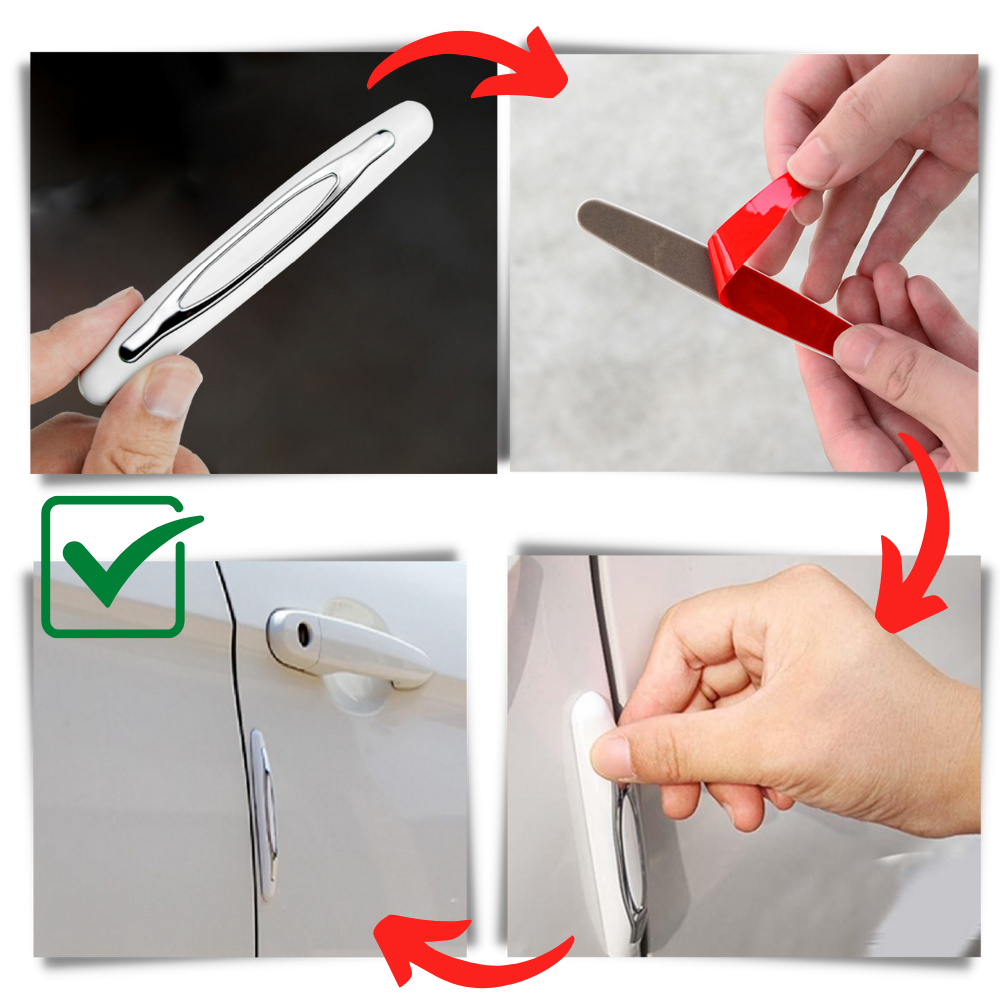 Confezione da 4 strisce di protezione per portiere dell'auto - Ozerty