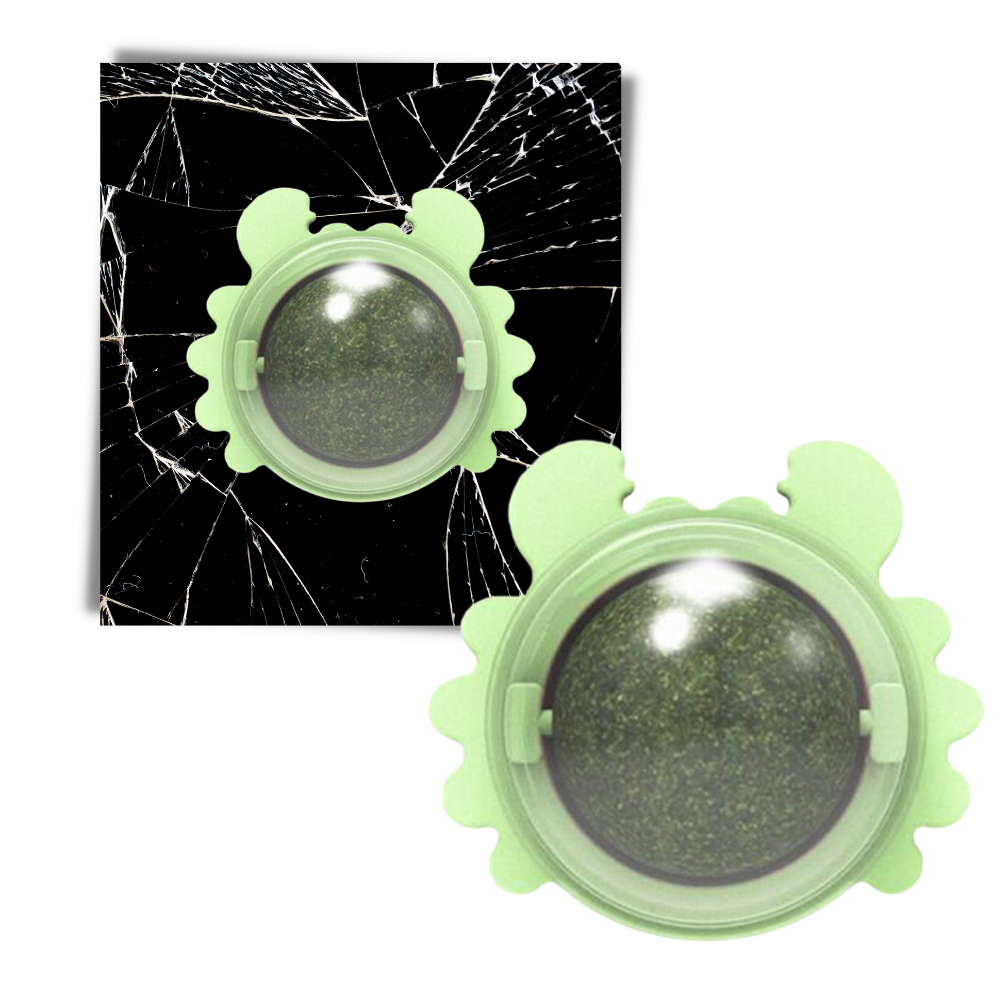 Giocattolo rotante a forma di palla di menta per gatti - Ozerty