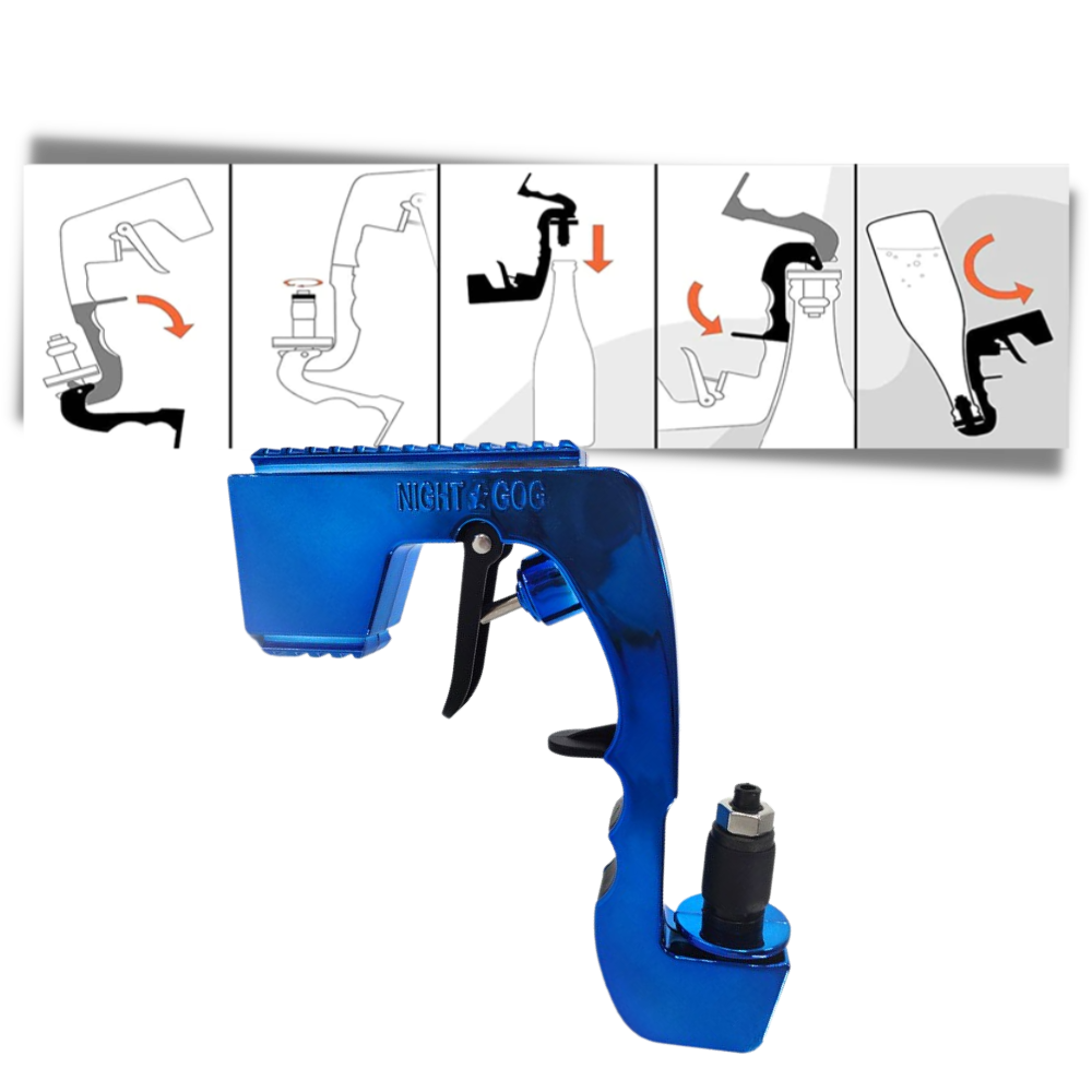 Pistola spruzza vino champagne