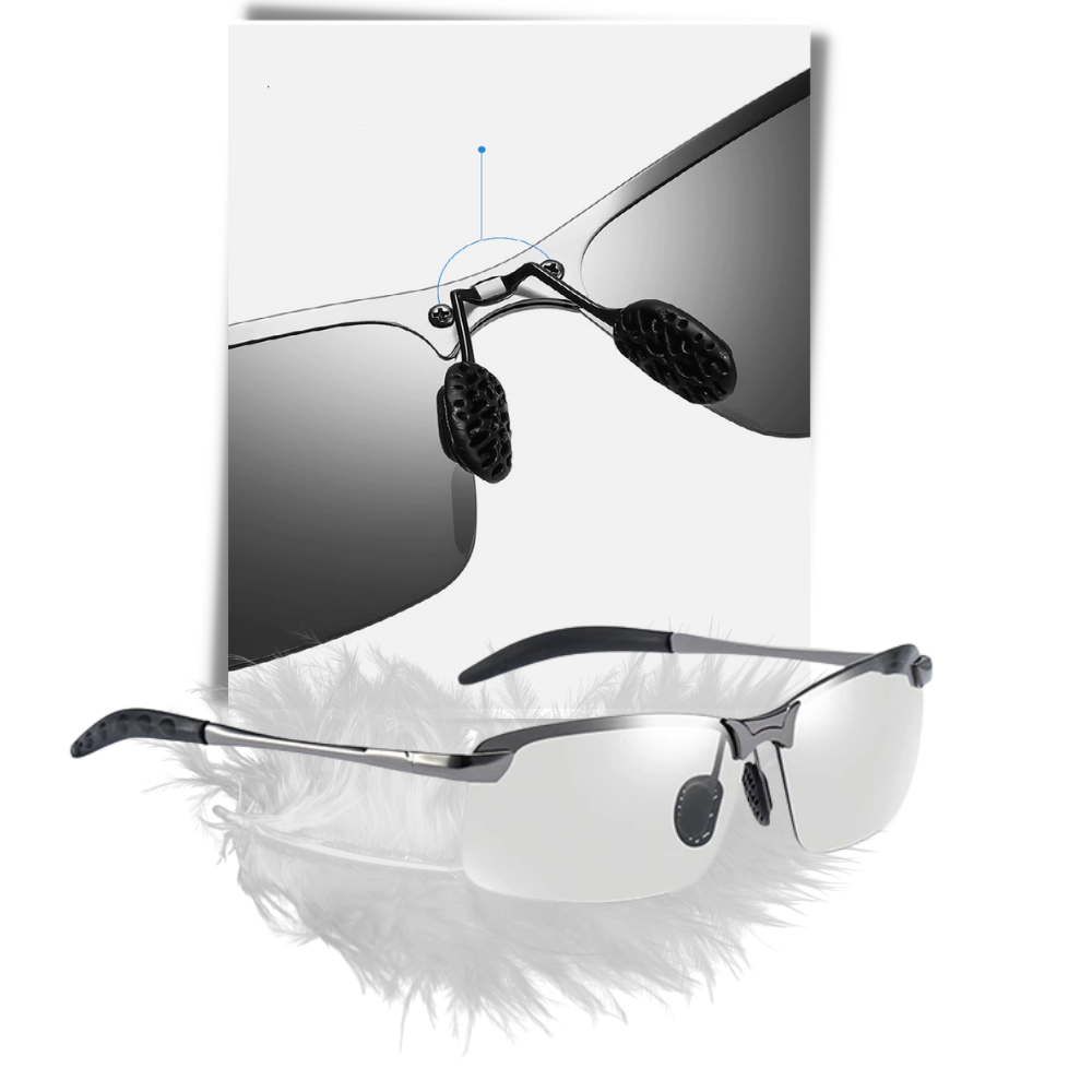 Occhiali da sole UV fotocromatici per uomo