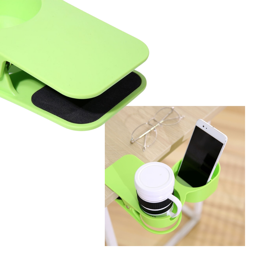 Portabicchieri doppio a clip