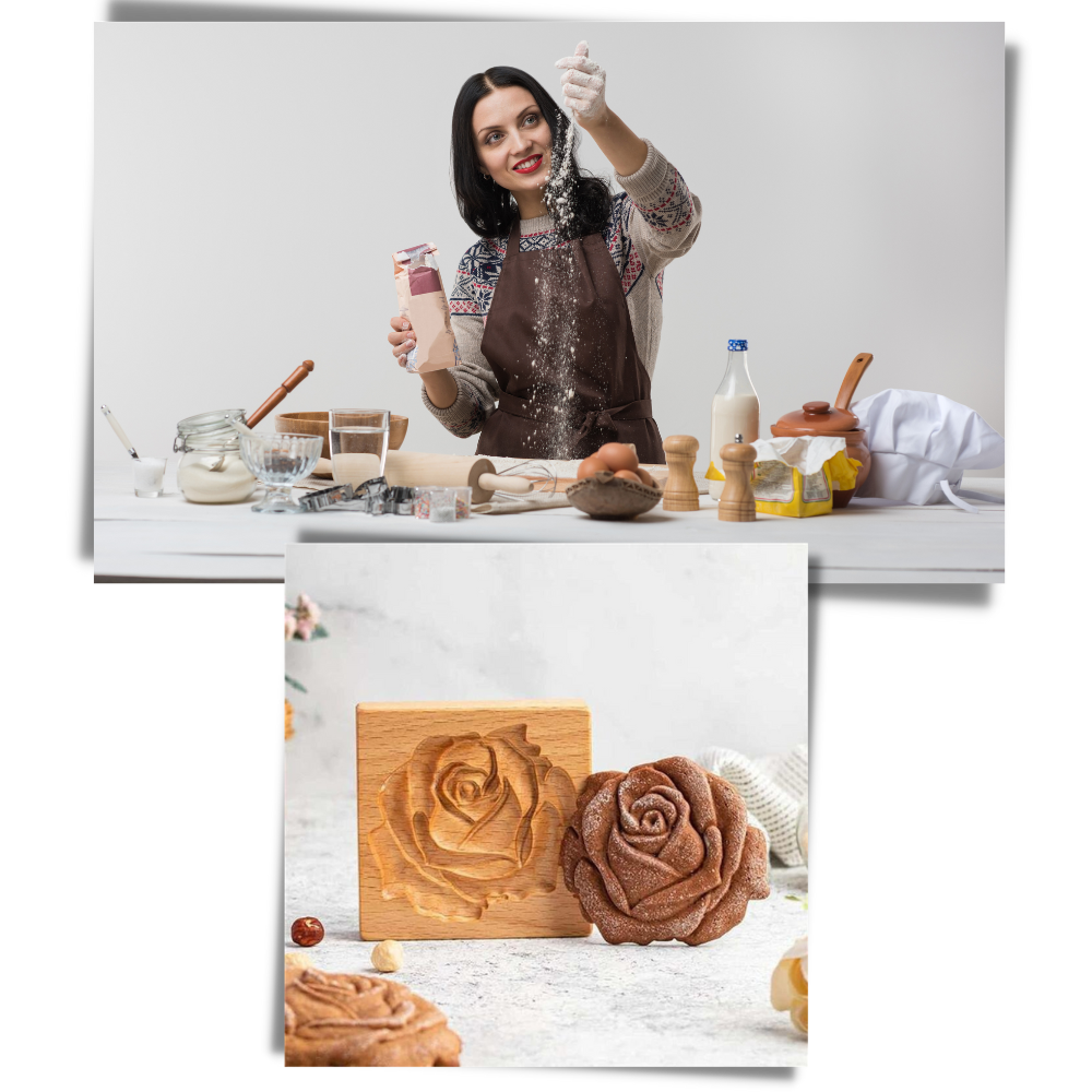 Stampo tagliabiscotti in legno - Ozerty