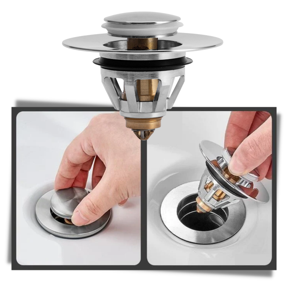 Filtro di scarico e tappo a scomparsa - Ozerty