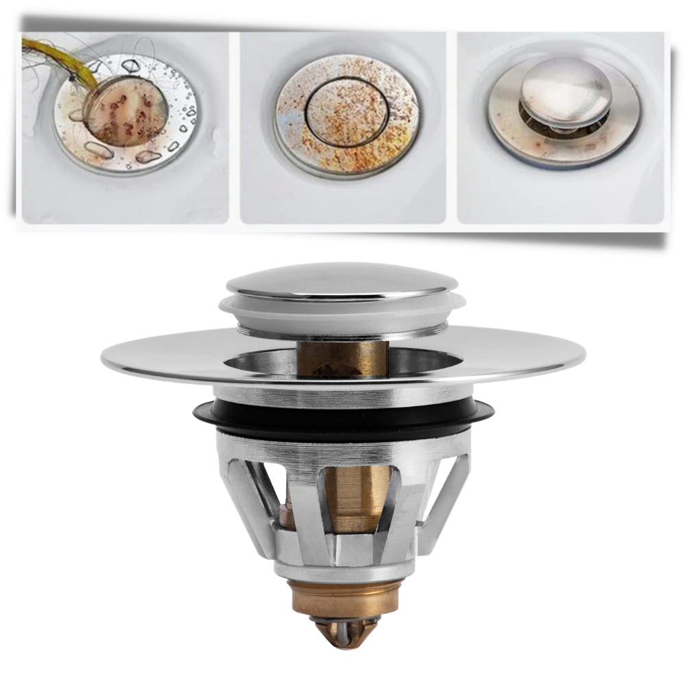 Filtro di scarico e tappo a scomparsa - Ozerty