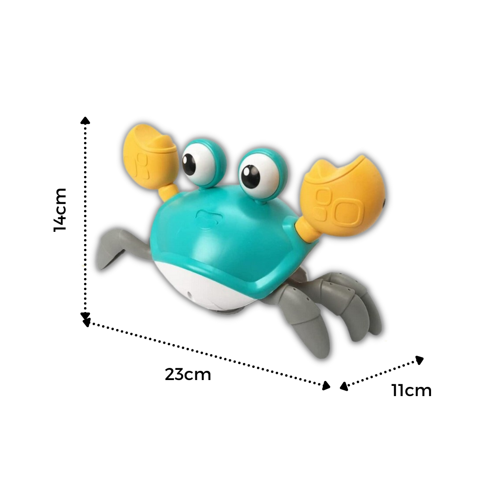 Granchio giocattolo con sensore di movimento - Ozerty