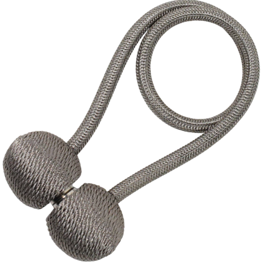 Pack of 2 magnetic curtain buckles