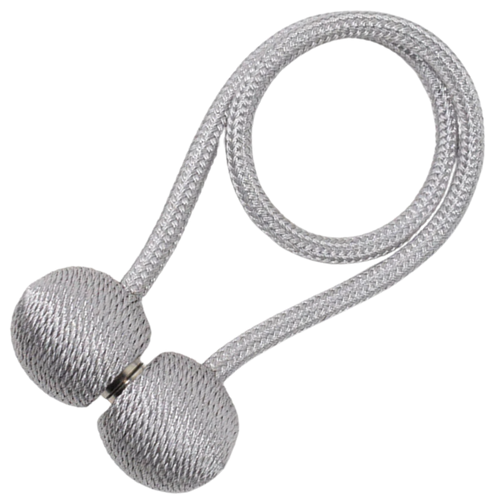 Pack of 2 magnetic curtain buckles