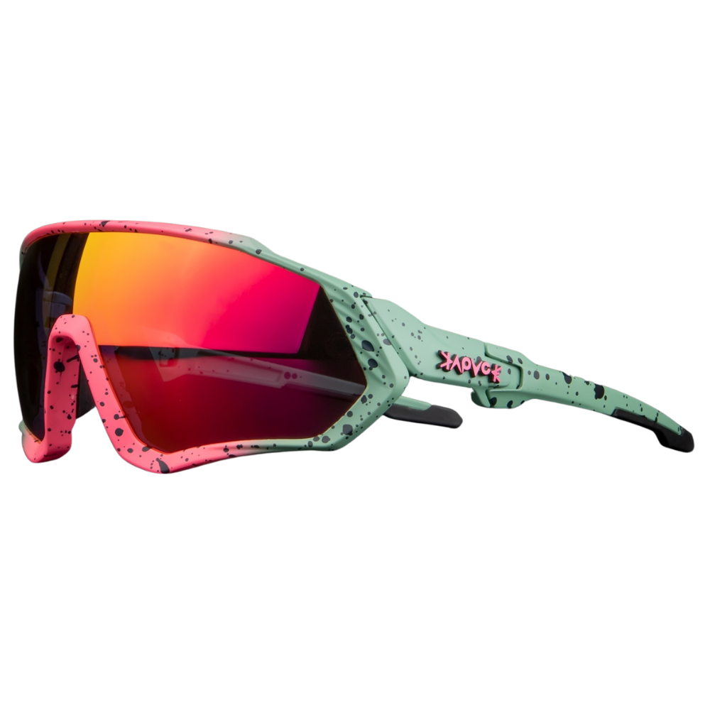 Polarized sunglasses for cycling