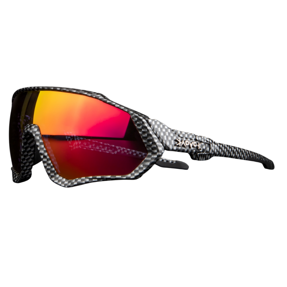 Polarized sunglasses for cycling