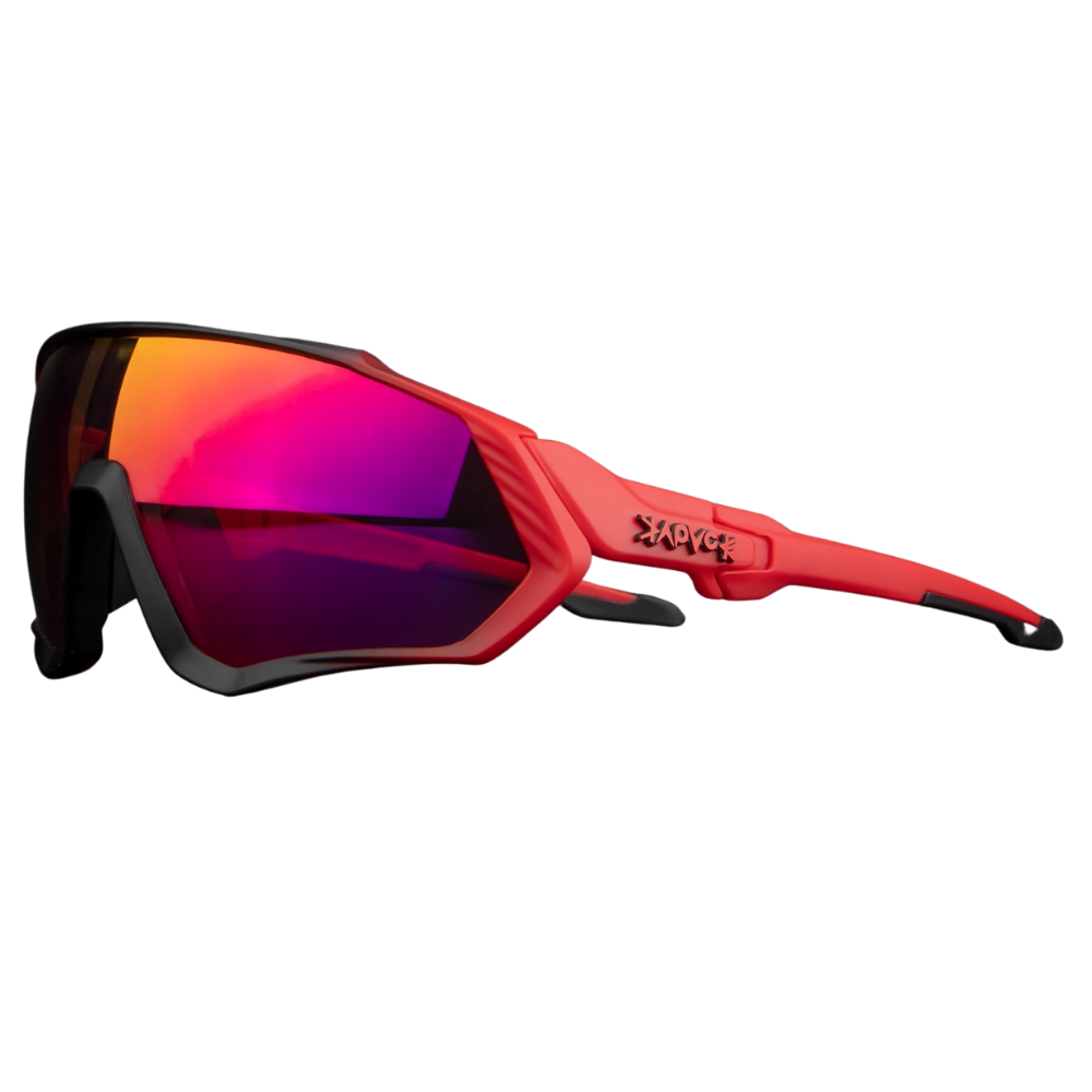 Polarized sunglasses for cycling