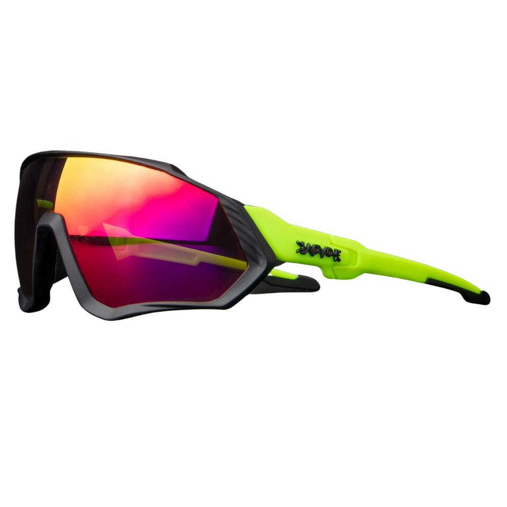 Polarized sunglasses for cycling