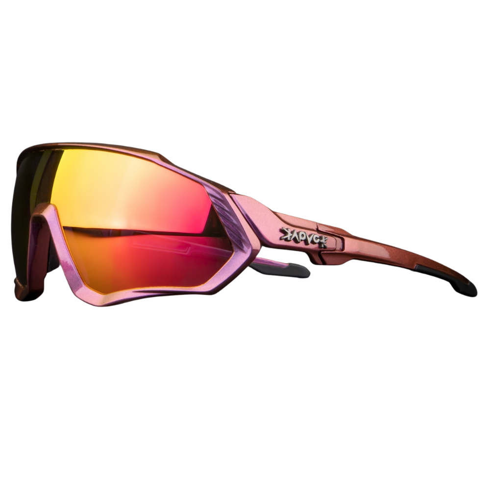 Polarized sunglasses for cycling
