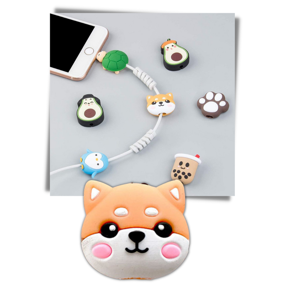 Protezioni per cavi di ricarica in confezione da 4 pezzi - Ozerty