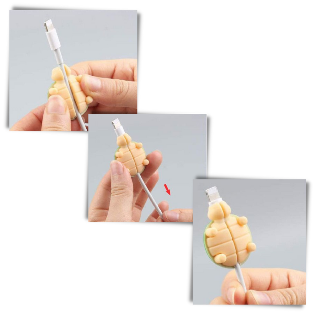 Protezioni per cavi di ricarica in confezione da 4 pezzi