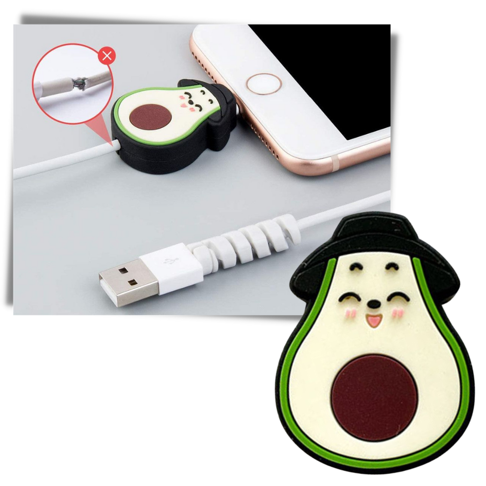 Protezioni per cavi di ricarica in confezione da 4 pezzi - Ozerty