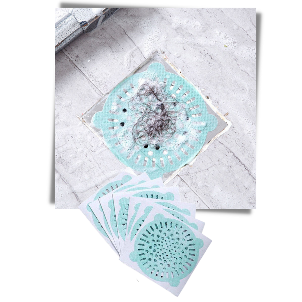 Confezione da 10 filtri di drenaggio adesivi monouso - Ozerty