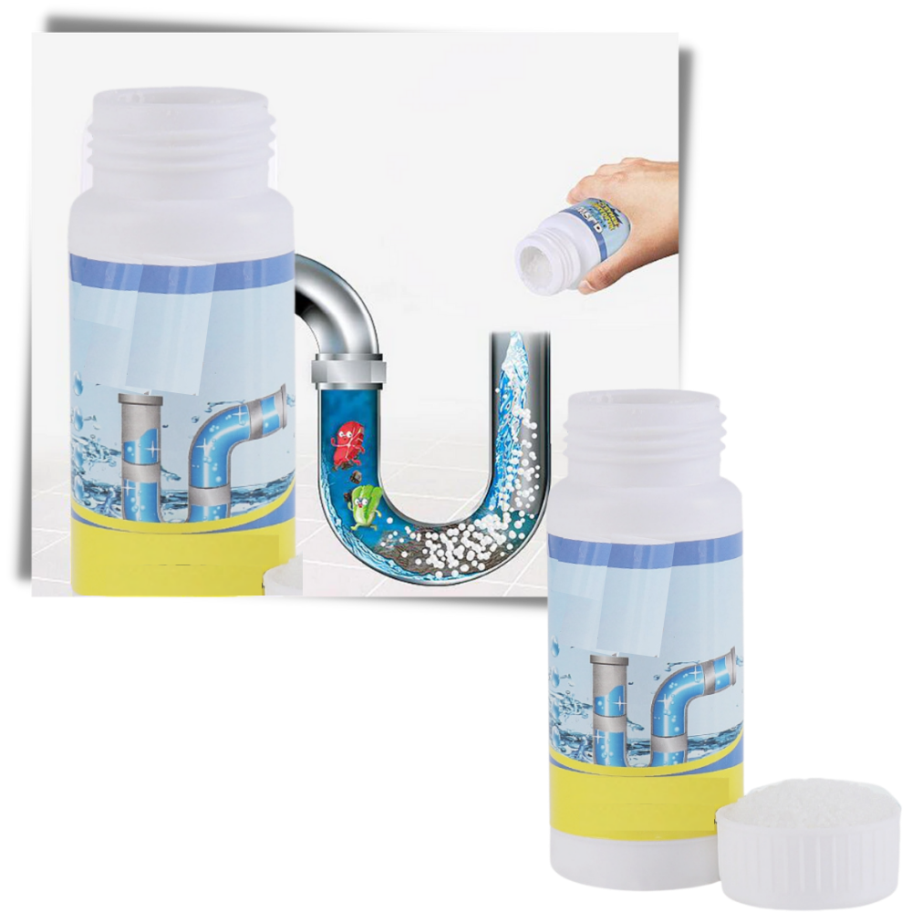 Polvere per la pulizia dei lavelli e degli scarichi della cucina - Ozerty