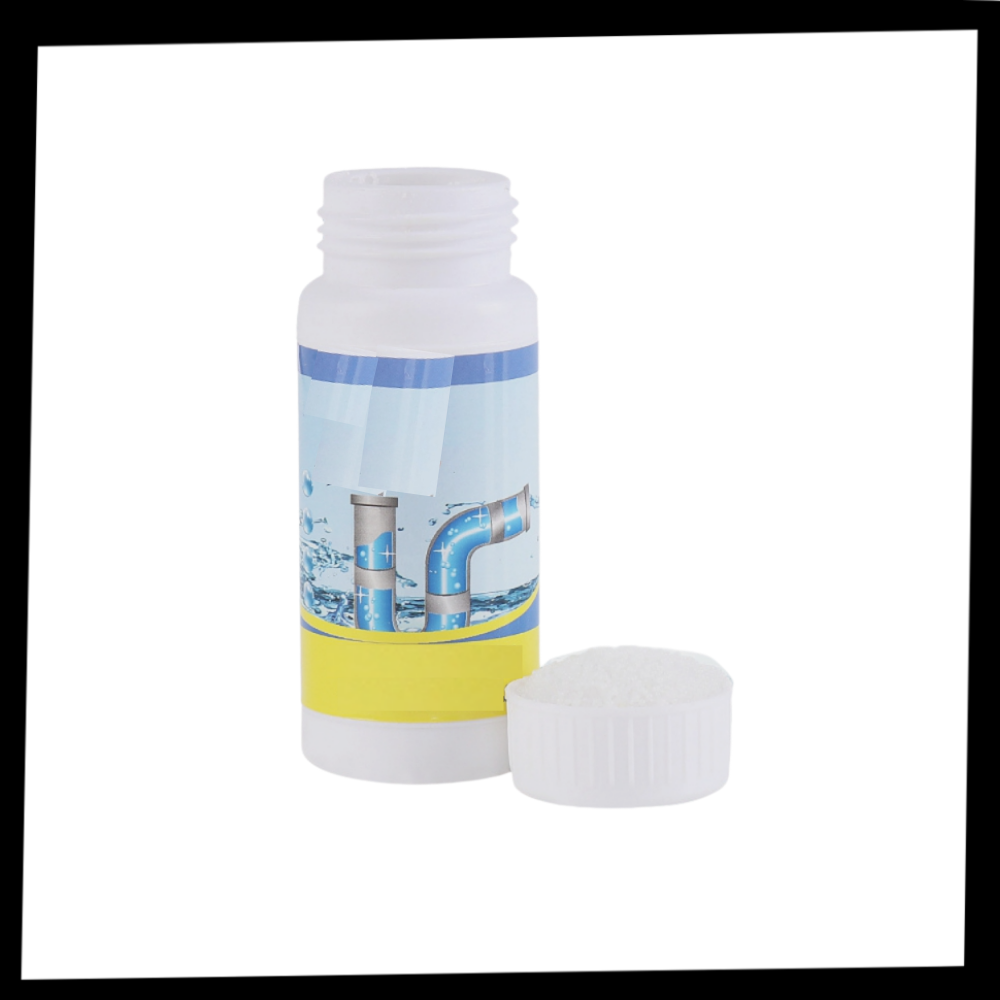 Polvere per la pulizia dei lavelli e degli scarichi della cucina - Ozerty