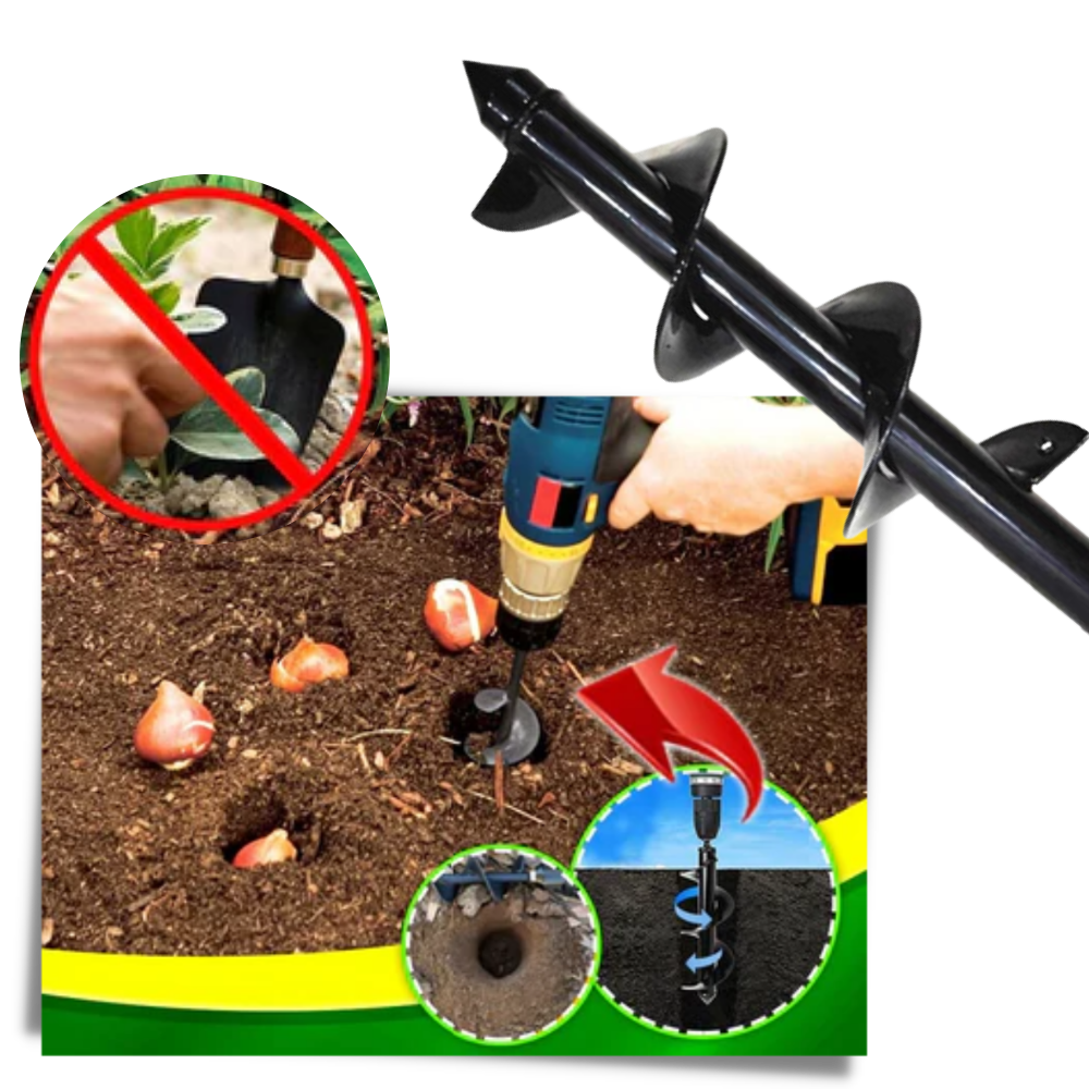 Punte per fori a spirale da giardino - Ozerty