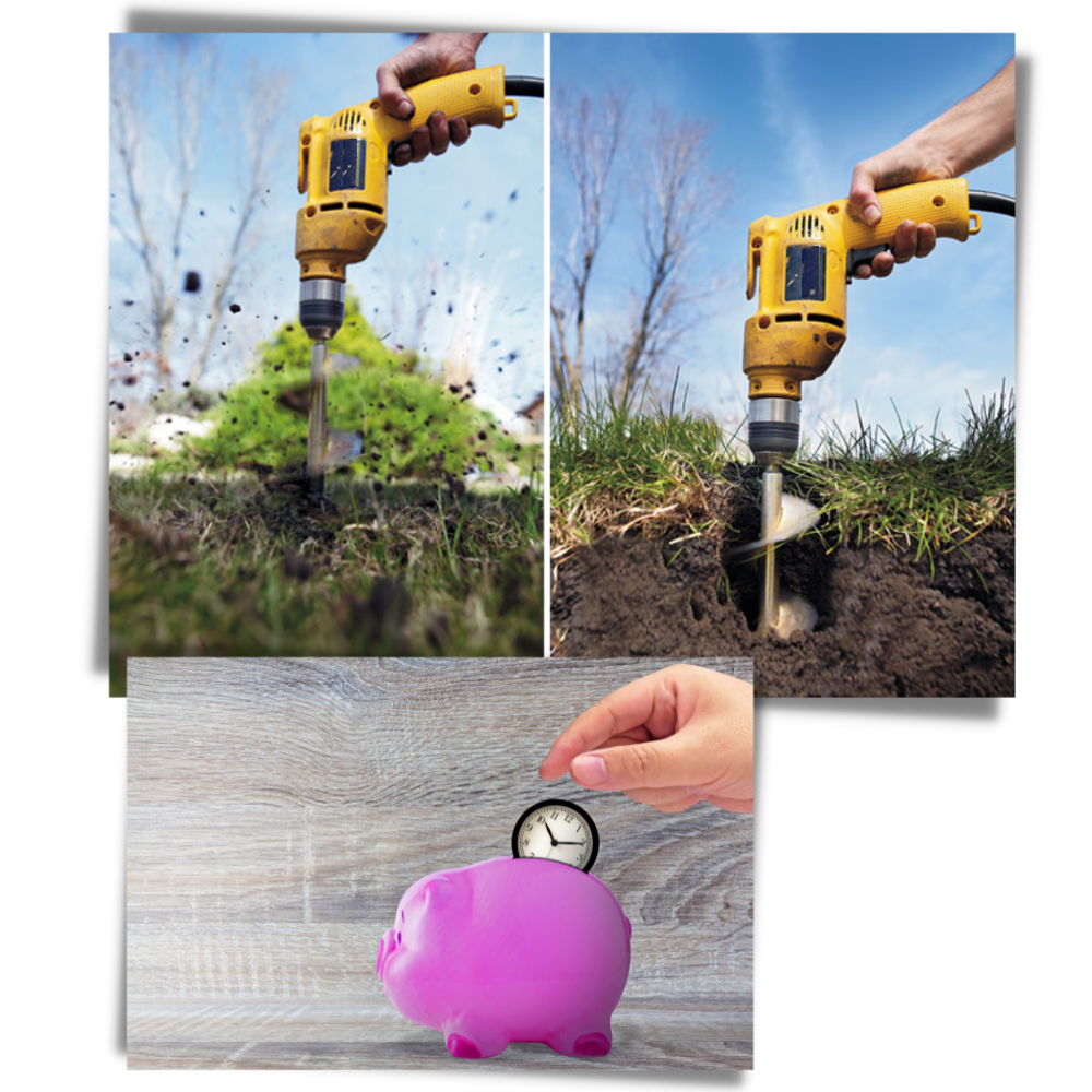 Punte per fori a spirale da giardino - Ozerty