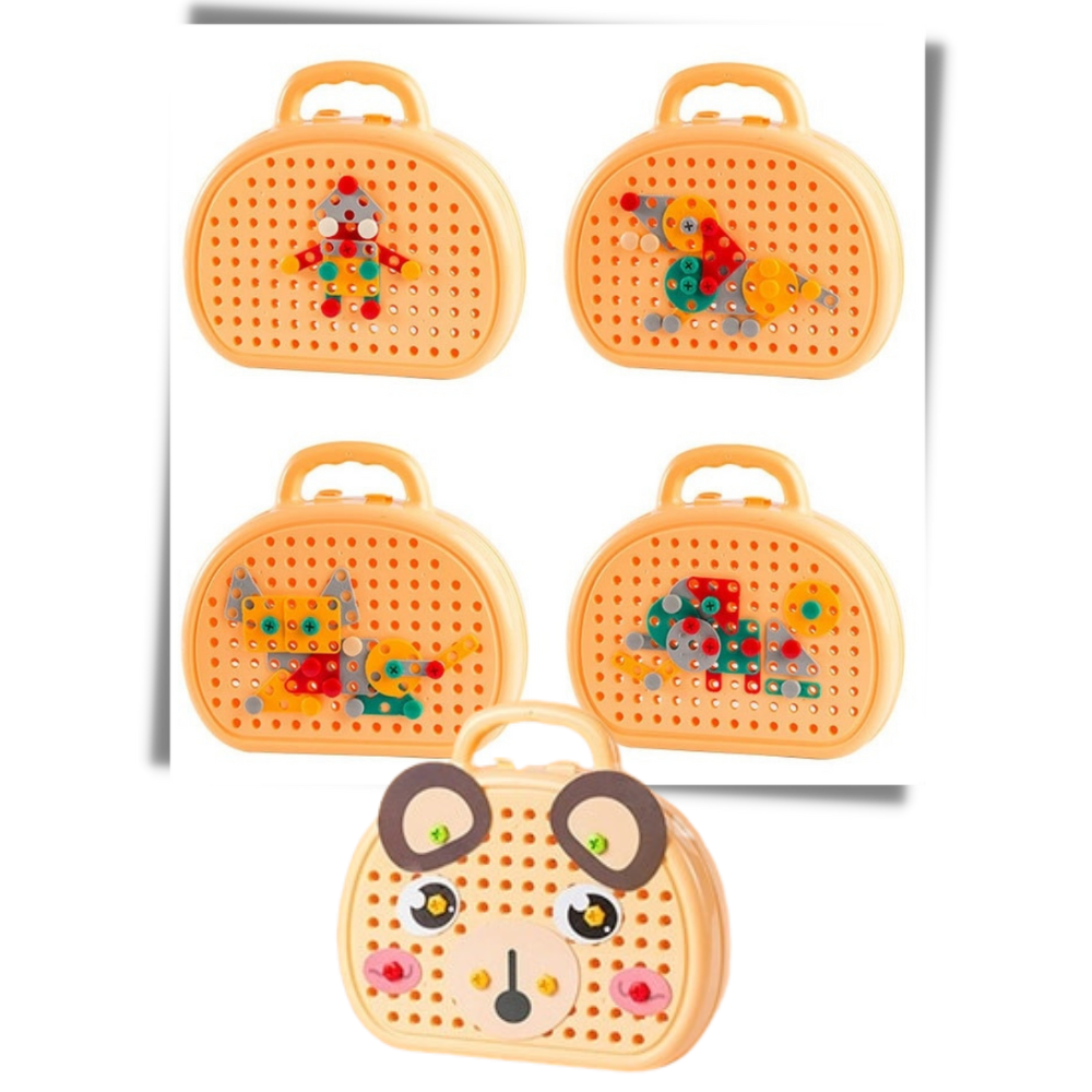 Kit di puzzle educativi e trapani