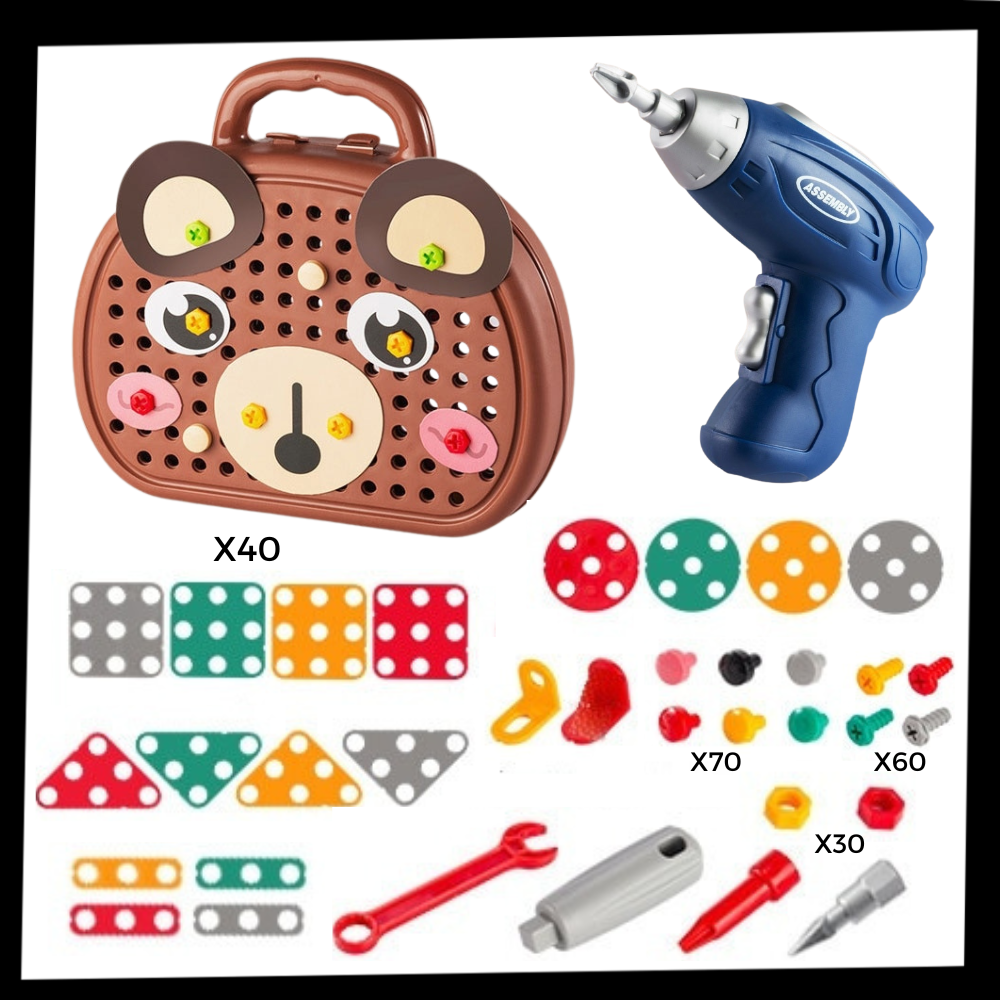 Kit di puzzle educativi e trapani - Ozerty