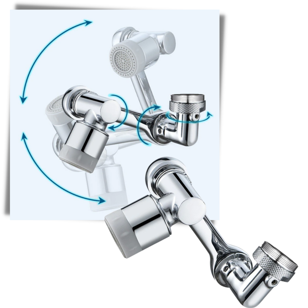 Estensore rotante antispruzzo per rubinetto dell'acqua - Ozerty