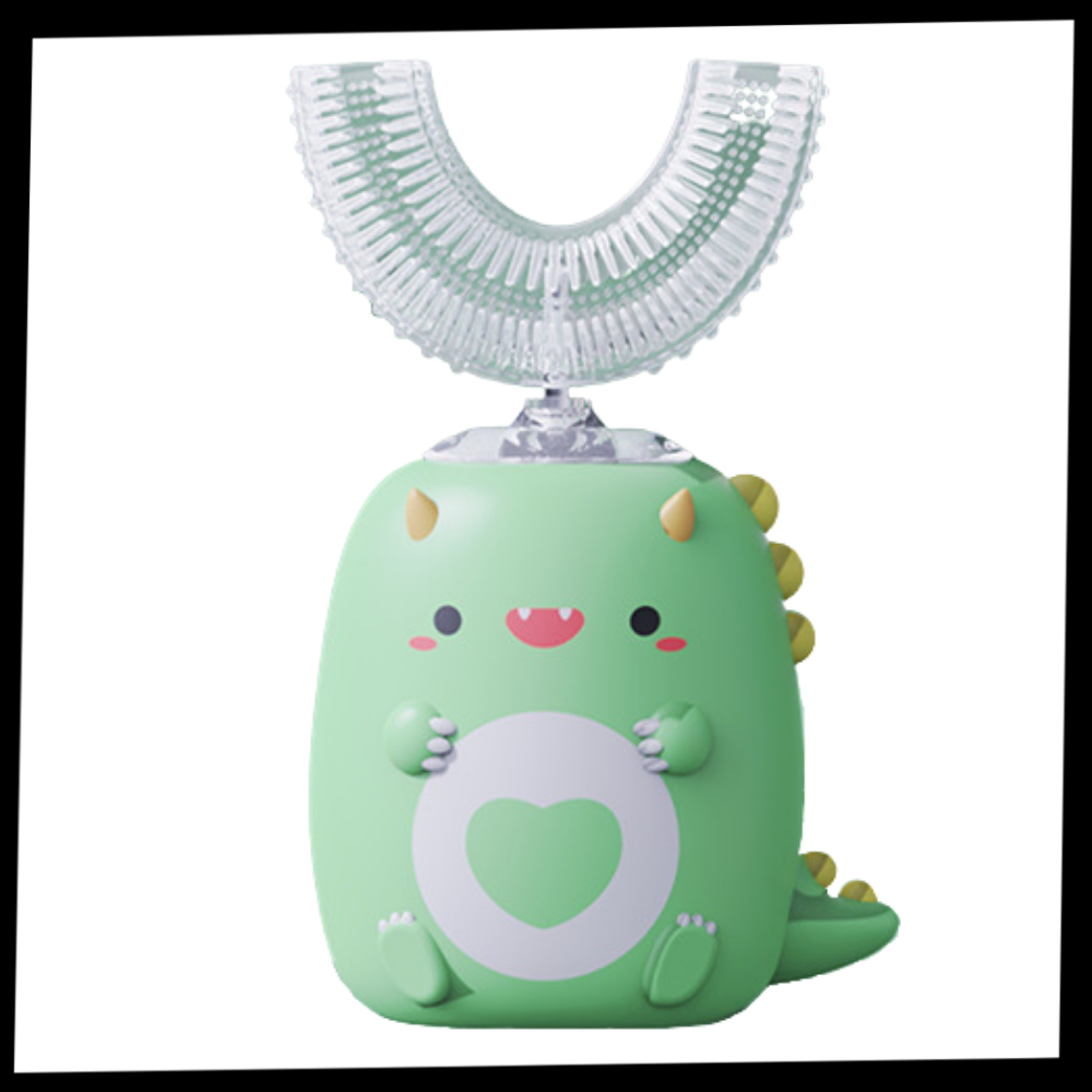 U-shaped electric toothbrush for children