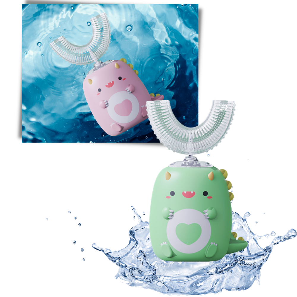 U-shaped electric toothbrush for children