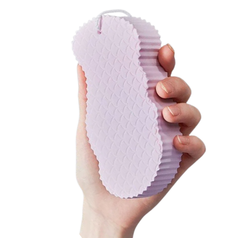 Soft exfoliating sponge for the body
