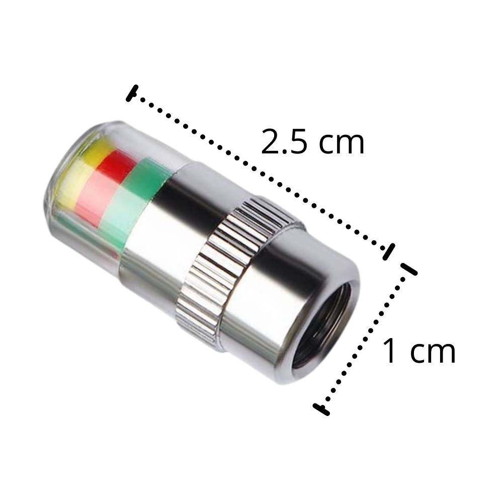 Confezione da 4 sensori di pressione pneumatici per auto - Ozerty