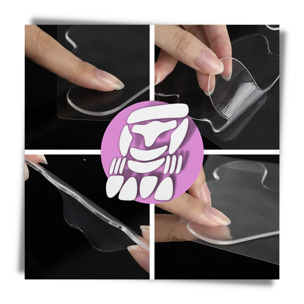 16 Pezzi di cerotti antirughe in silicone per il viso - Ozerty