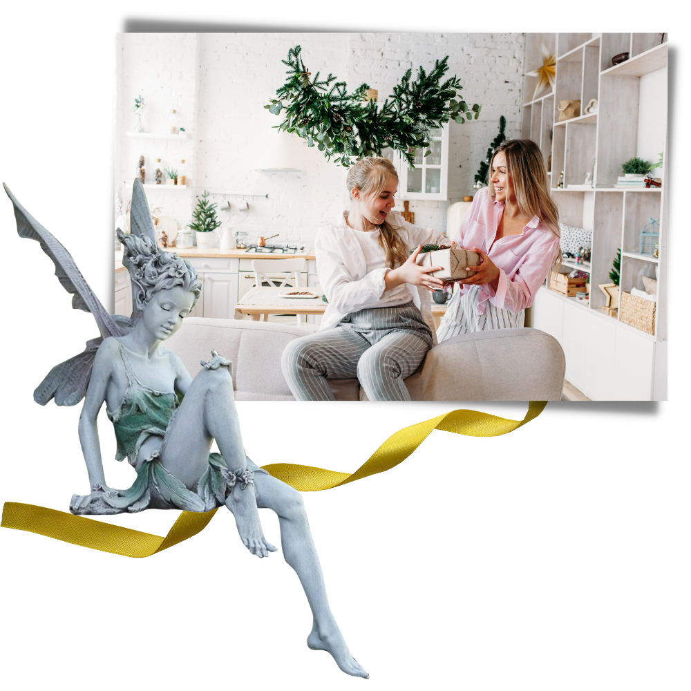 Statua di fata ornamento da giardino - Ozerty