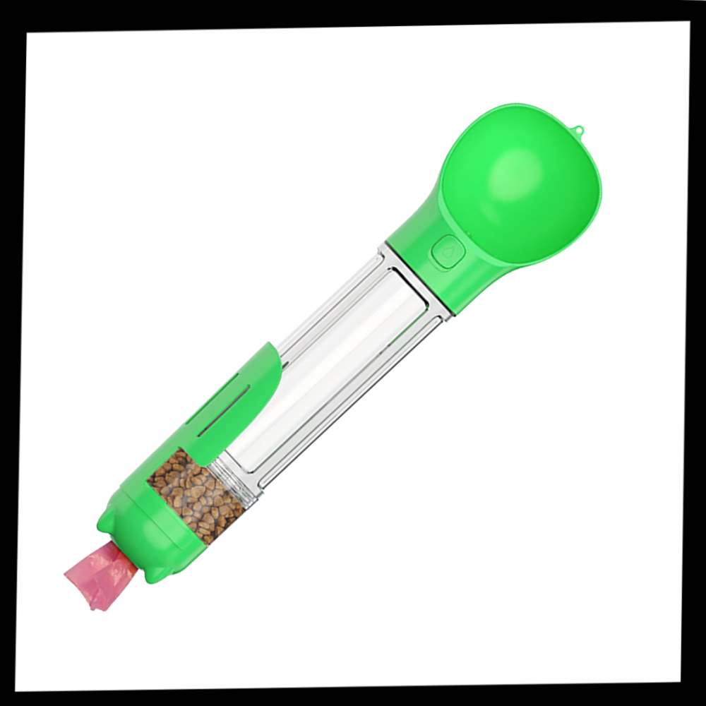 Mangiatoia e borraccia portatile per animali domestici - Ozerty