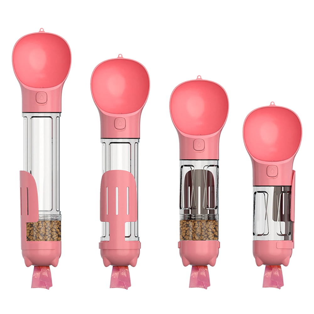 Mangiatoia e borraccia portatile per animali domestici - Ozerty