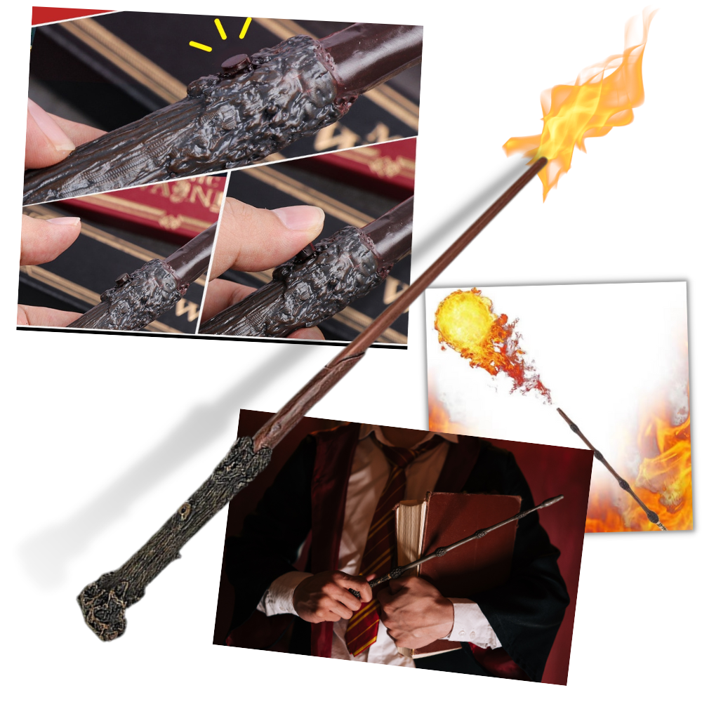 Bacchetta magica spara-fuoco di harry potter - Ozerty