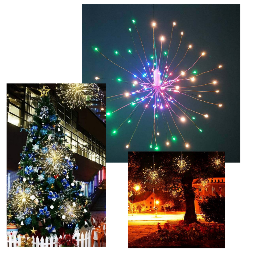 Ghirlanda di fuochi d'artificio a led - Ozerty