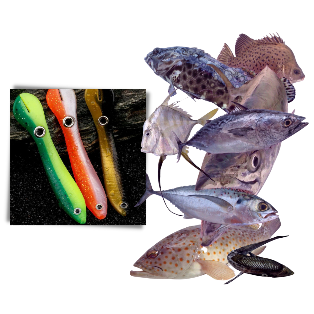 Set di esche da pesca artificiali