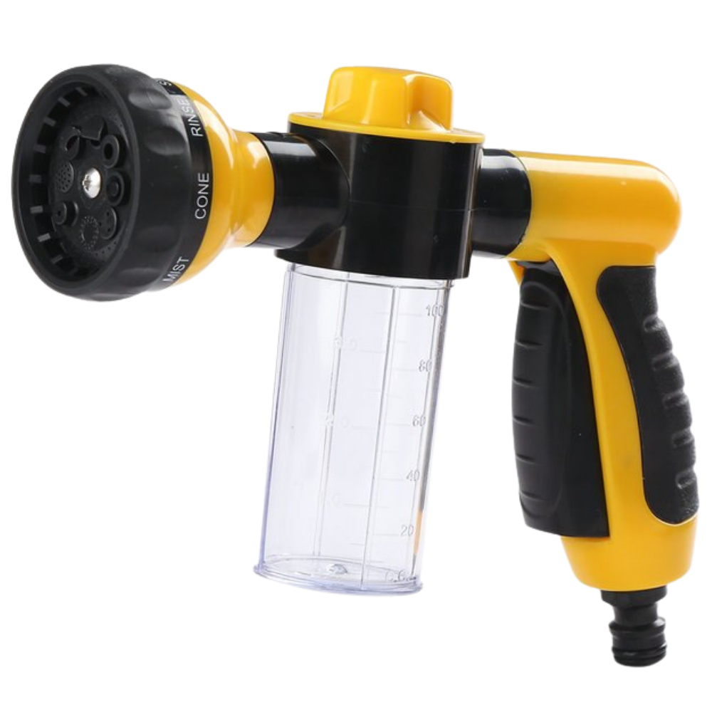 Nozzle head of high pressure hose and soap dispenser