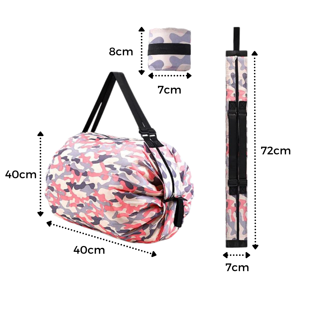 Borsa per la spesa pieghevole e impermeabile - Ozerty