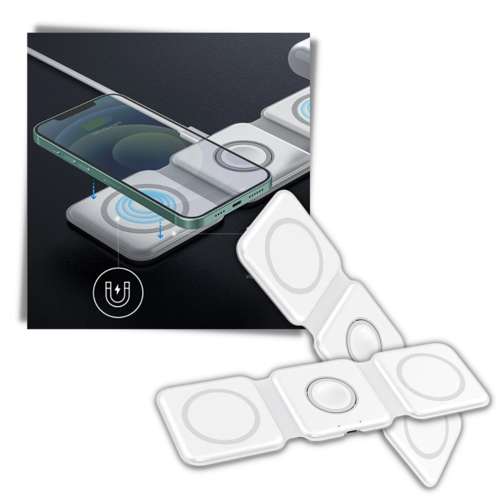 Dock di ricarica wireless pieghevole - Ozerty